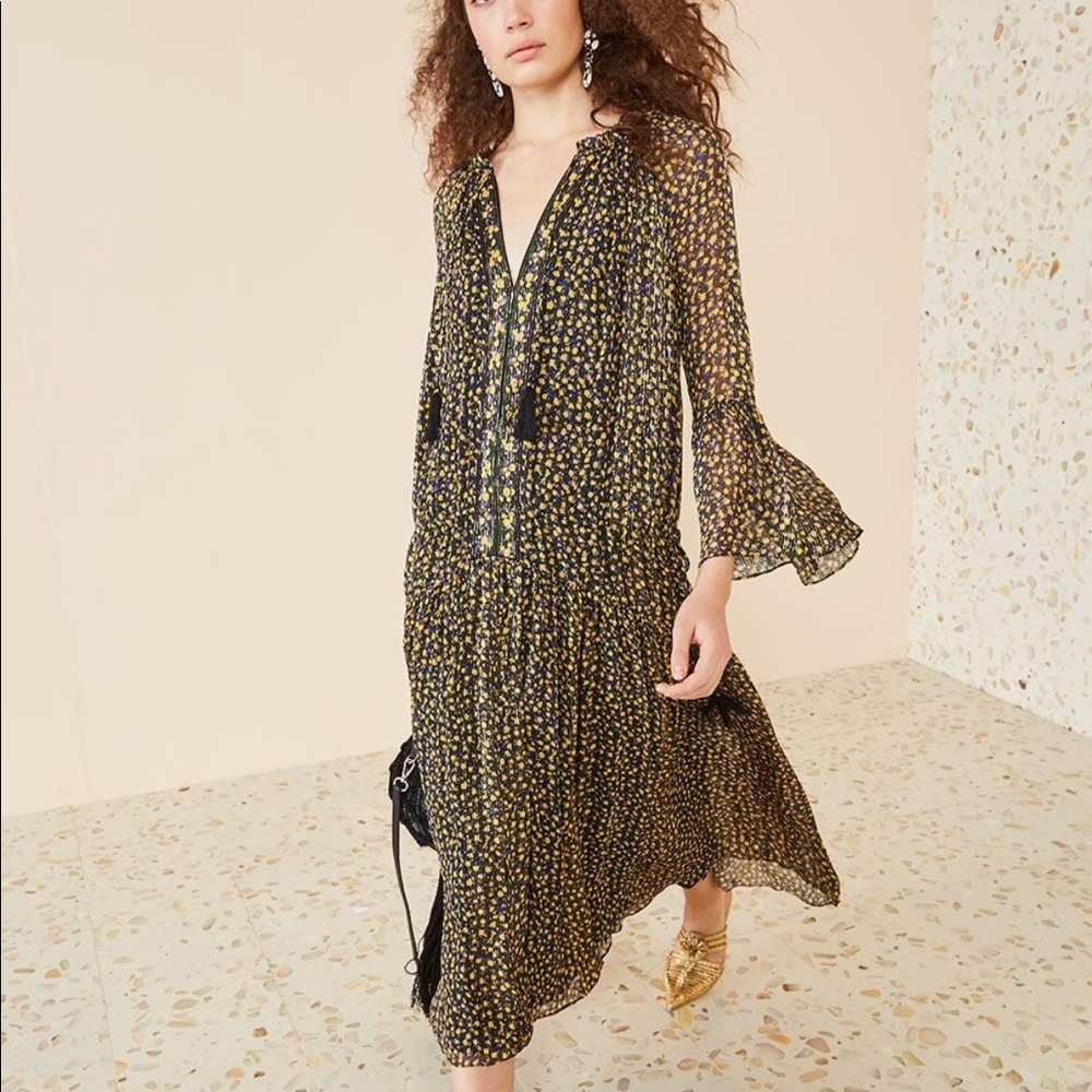 Ulla Johnson Lotte Dress in Noir